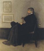 Sir William Orpen Portrait of Thomas Carlyle oil painting